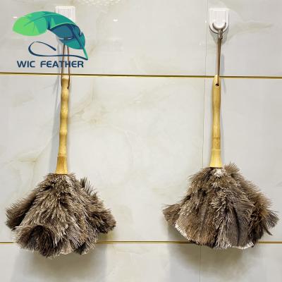 China Factory direct supply feather dusters home long handle for ostrich feather cleaning duster for sale