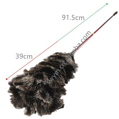 China Car/Computers/Telescopic Ostrich Feather Cleaning Cloth Book Cases/Vases Good Quality Cobweb Tool Cloths Wholesale Price With Extendable Long Handle for sale