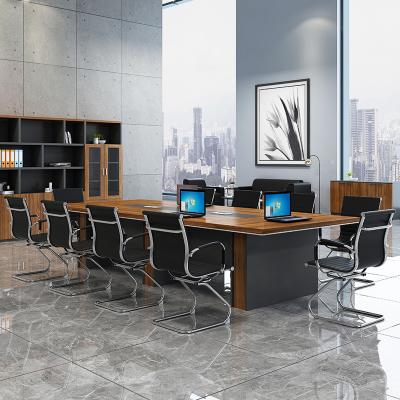 China Zhongzun conference room conference table large modern simple modern negotiation table rectangular table and chair combination for sale