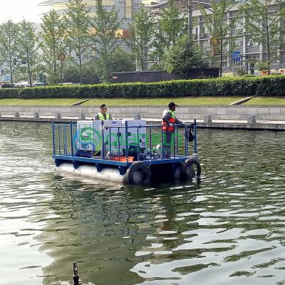 China Patented Floating Surface Mechanical Aerator Product Aerator Papermaking Effluent Treatment Plants Oxidation Pit Use for sale