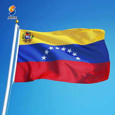 China Health Care Institute 90*150cm Country Flag 3*5ft Outdoor Large Size Factory Wholesale Venezuela Flag for sale