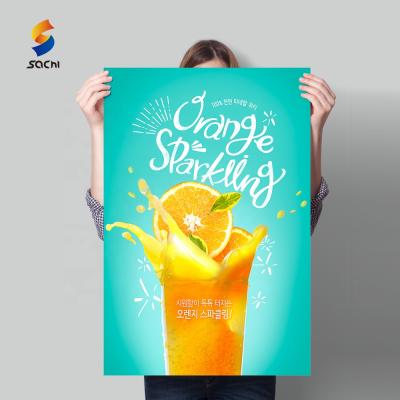 China Indoor Outdoor Advertising Paper A0 A1 A2 A3 A4 Poster Or Mall Advertising Promotion Custom Printing for sale