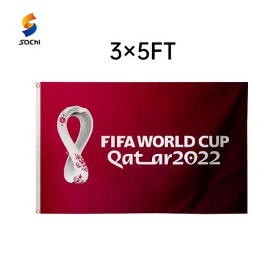 China Advertising Custom World Cup 2022 Teams Flags For Car Flag Fan Banners Country Flags World Cup for sale