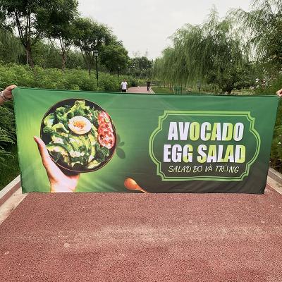 China Large Hanging Vinyl / Heavy Duty Vinyl Hanging Banner For Advertising Promotion for sale