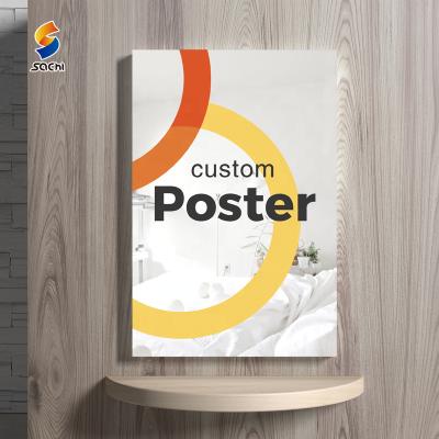 China Mall Advertisement Promotion Custom Design Eco - Friendly Educational Best Price Printing Poster for sale