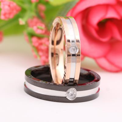 China CLASSIC Sailing Couples Ring Romantic Valentines Day Gift Jewelry Fashion Rings Stainless Steel Rings for sale