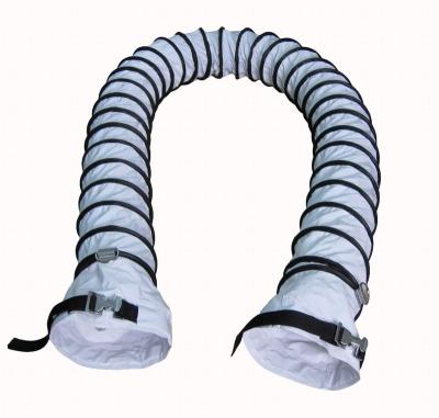 China Best Price 300mm Industrial Flame Retardant Pvc Fabric Flexible Air Ducts for sale