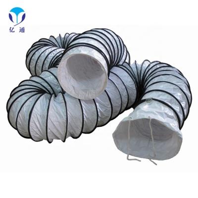 China Long Lifespan Spiral Cable Air Conditioning Duct Aircraft APC Ducting Flexible Air Duct For Boarding Bridge for sale