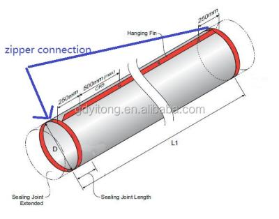 China High quality heavy duty 1000mm flexible air column flexible for mine and tunnel for sale