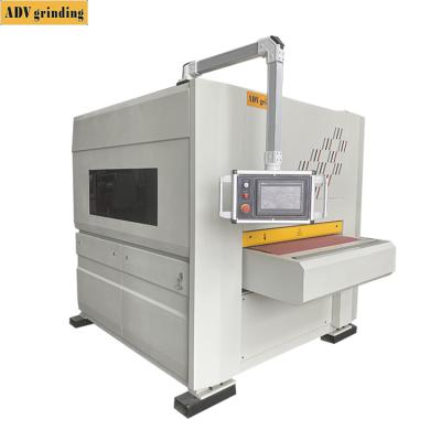 China Printing Shops 630mm Width Stainless Steel Sheet Deburring Machine Edge Rounding Machine For Laser Cutting Parts for sale