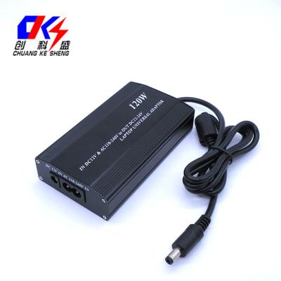 China laptop ac 110v 240v to dc 12v adjustable to 24v 120w universal laptop power adapter for sale