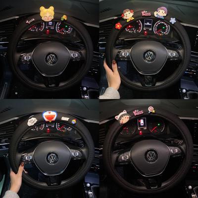 China Cute Cute Interior Cartoon Steering Wheel Cover For Women Universal Car-styling Steering-wheel Covers Decoration Auto Accessories for sale