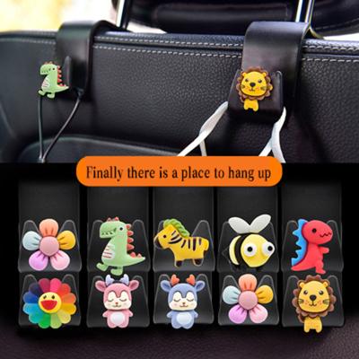 China Cute car seat hooks, car headrest hooks, rear seat bags, handbags, wallets, portable multifunctional clips, car accessories interior for sale