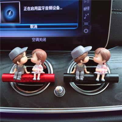 China Cute Creative Cute Car Accessories Personality Car Air Freshener Car Interior Decoration Exhaust Air Vent Scent Clip Interior Aroma Diffuser for sale