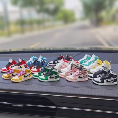 China Small Mini Vinyl Basketball Shoes Ornaments Home Interior Car Interior Decoration Desk Accessories Harden Student Plug-in Gifts for sale