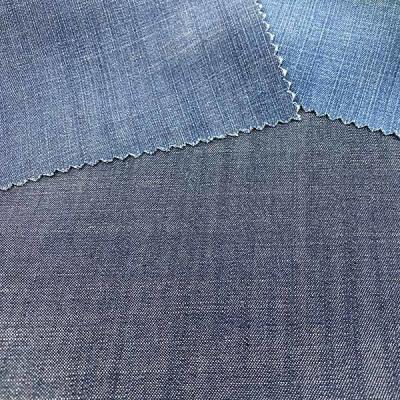 China Stripe Shirt Office Wear Fabric 97gsm Cotton Nylon Spandex Material 58 Inch for sale