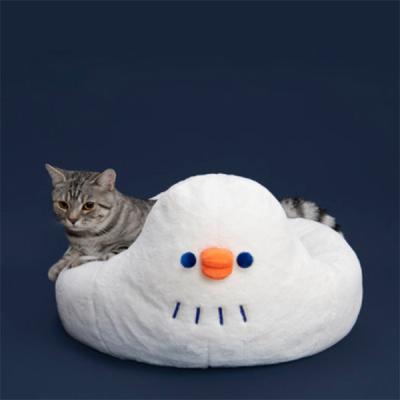 China Winter Warm Pet Felt Fabric Duck Shape Cat Litter Carpet 1066g ISO9001 for sale