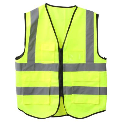 중국 Running Waterproof Safety Reflective Vest Clothing Traffic Motorcycle Vest Jacket Led Fluorescent Printing For Construction Safety 판매용