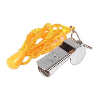 China Survival Umpire Whistle Lifesaving Camp High Frequency Outdoor Training Sports Whistle en venta