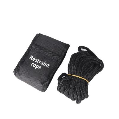 China Security System Restraint Rope For Security Polypropylene Wire Restraint Fixed Belt Binding Rope 5m Black For Security Supplies Te koop