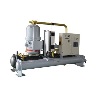 中国 Hotels Dunham Bush 50 Hz /60Hz Water Cooled Rotary Screw Flooded Chillers System Solution 販売のため