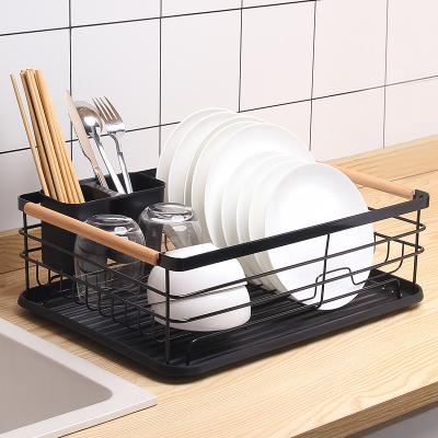 China Package Storage Rack Kitchen Supplies Iron Asphalt Bowl Rack Tableware Storage Rack for sale