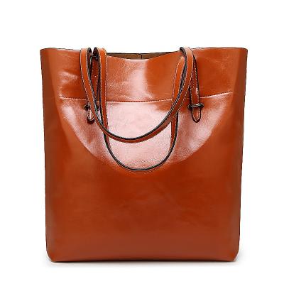 China FS624 Fashion PU Vintage Hot Selling High Quality Leather Handbag Tote Bag for sale