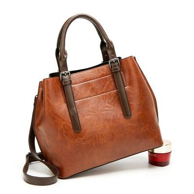 China 2019 Wholesale Fashion FSA62 Vintage Leather Tote Bag For Women Handbags for sale