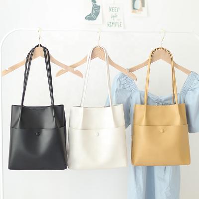 China FS8913 Fashion Women's PU Shoulder Handbag Lady Bags Women's Handbags Girl's Leather Tote Bag For 2021 New Designs for sale