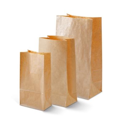 China Biodegradable Whole Saling Take Away Craft Cookie Packaging Boxes Bread Paper Bags for sale