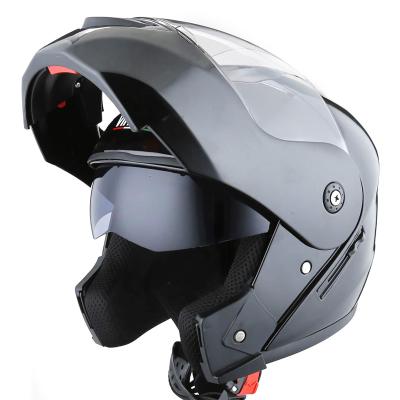 China Wholesale Road Motocycle Helmet ABS Material Motorcycle Cross Country Full Face Helmet Motorcycle Helmet for sale