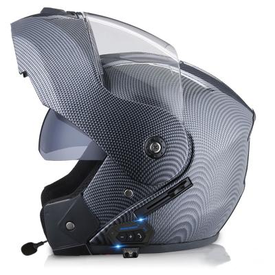 China Road Motocycle Helmet 2022 New Fashion Double Visor Flip Up Motor Helmet Motorcycle Helmet Carbon Fiber Helmet for sale