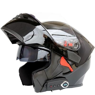 China Fashionable New Full Face Electric Helmet Smart Motorcycle BT Remote Helmet Road Motocycle Helmet Design for sale