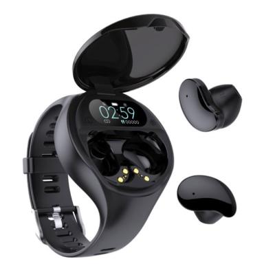 China Newly Arrival Genuine IPX 5 Wireless In-ear Earbuds Two In One Smart Watch TWS Earphone With Multi Functions for sale