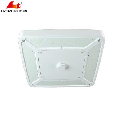 China Hotel IP65 160LM/W CE DLC LED Garage Lamp Fixture Led Awning High Bay Light for sale