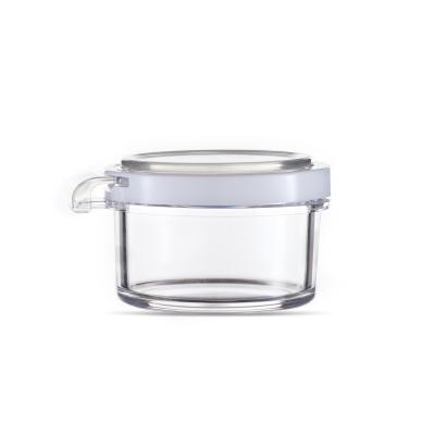 China Personal Care 97g PET Plastic Round Plastic Honey Jars With Lid For Food, Spice, Sugar, Candy, Jam, Cream Jar for sale