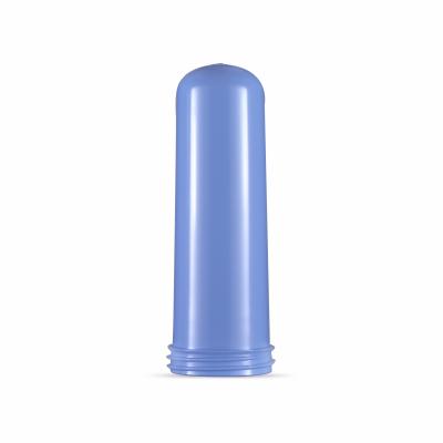 China 2g-133g 100% Virgin PET Resin 38mm Acrylic Blue Neck For Cosmetic Bottle PET Preform for sale