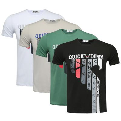 China Anti-Wrinkle Heavyweidht Cotton Design Your Own T-shirt Game O Thick Oversized Neck Customize Screen Printed Logo Branded T-shirt for sale