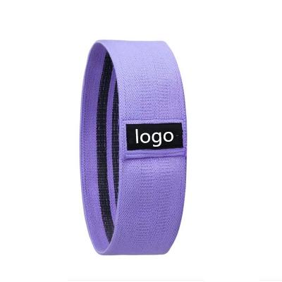 China Portable Wholesale Purple Hip Band Fitness Exercise Hip Booty Resistance Bands for sale