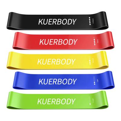 China OEM Non-Slip Latex Kuerfit Motstandsband Fitness Gym Yoga Exercise Stretch Latex Resistance Band Eco-friendly for sale