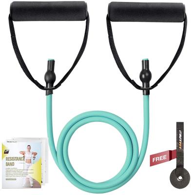 China Durable Kuerfit OEM Resistance Exercise Band with Handle - Large Comfortable for Physiotherapy Tube for sale