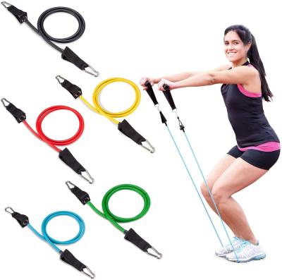 China OEM Durable Hot Sale High Quality Kuerfit Pull Up Exercise Fitness Resistance Cable Band With Latex Tube for sale