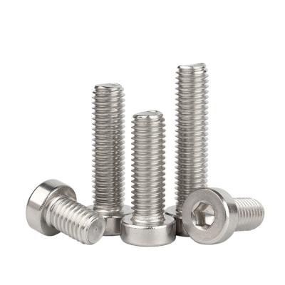 China Low Profile 304 Stainless Steel Stainless Steel Low Profile Hex Socket Thin Head Bolt DIN7984 for sale