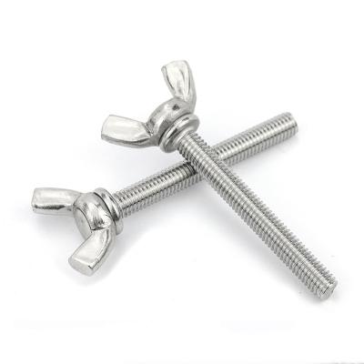 China M4 M5 M6 M8 M10 Carbon Steel Galvanized Steel Butterfly Wing Thumb Screws for sale