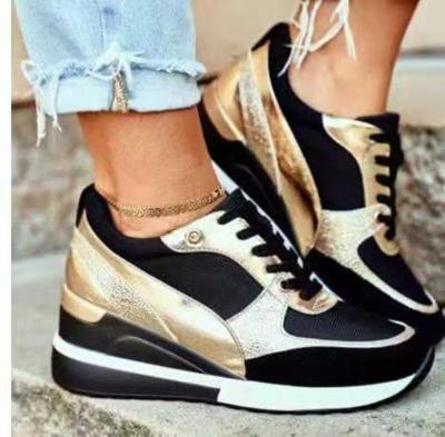 China Trend 2021 fashion fall and winter wholesale shoes new color winter spot head daily round black women's shoes low help autumn for women for sale