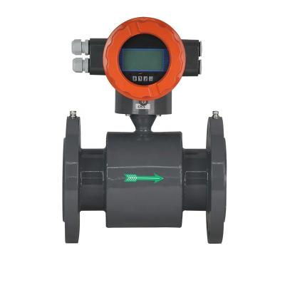 China 316L China Manufacturers 220v/24v Battery Power Digital Electromagnetic Water Flow Meter for sale