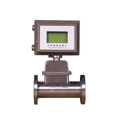 China Small Direct Wholesale Intelligent Friction Resistance Gas Lpg Turbine Flow Meter SS304 Flow Meter for sale