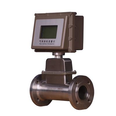 China High Quality Compressor Air Display SS304 LCD Display Gas Turbine Flow Meter Hot Selling Natural Flow Meter for sale