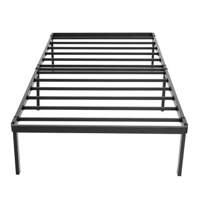 China Wholesale Easy Storage Factory Assembly Evil Iron Platforma Bed Frame For Bedroom Furniture for sale