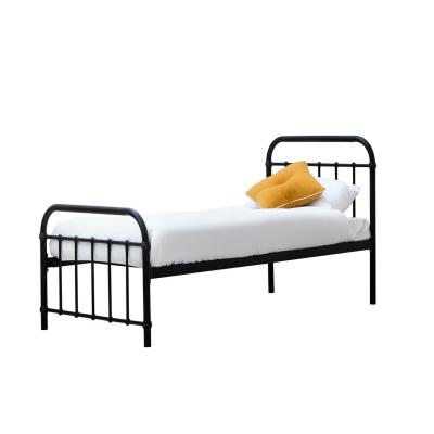 China High Quality Clean Easy Assembling Double Metal Stable Kids Metal Beds Single Frame Metal Frame for School Dormitory for sale